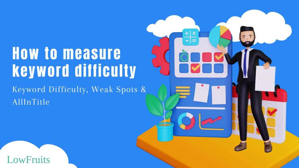 A guide on measuring the difficulty of keywords and determining their level of competition.