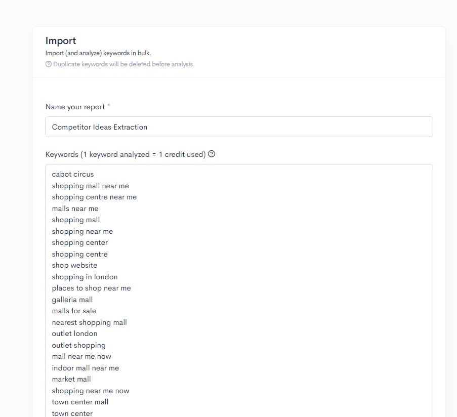 A screenshot of a google analytics report showcasing website Ranking and Sitemap.