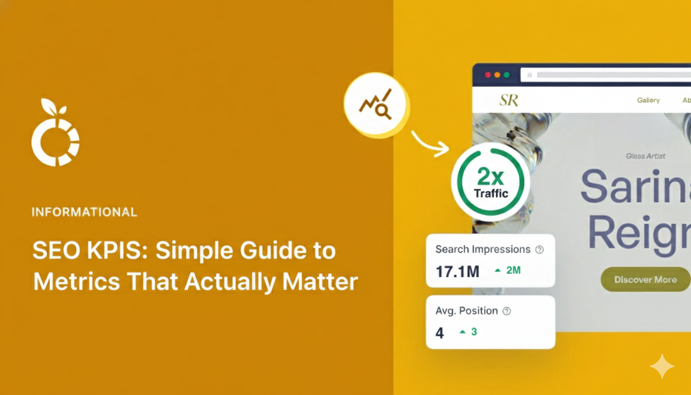 SEO KPIs: a simple guide to SEO metrics that matter.